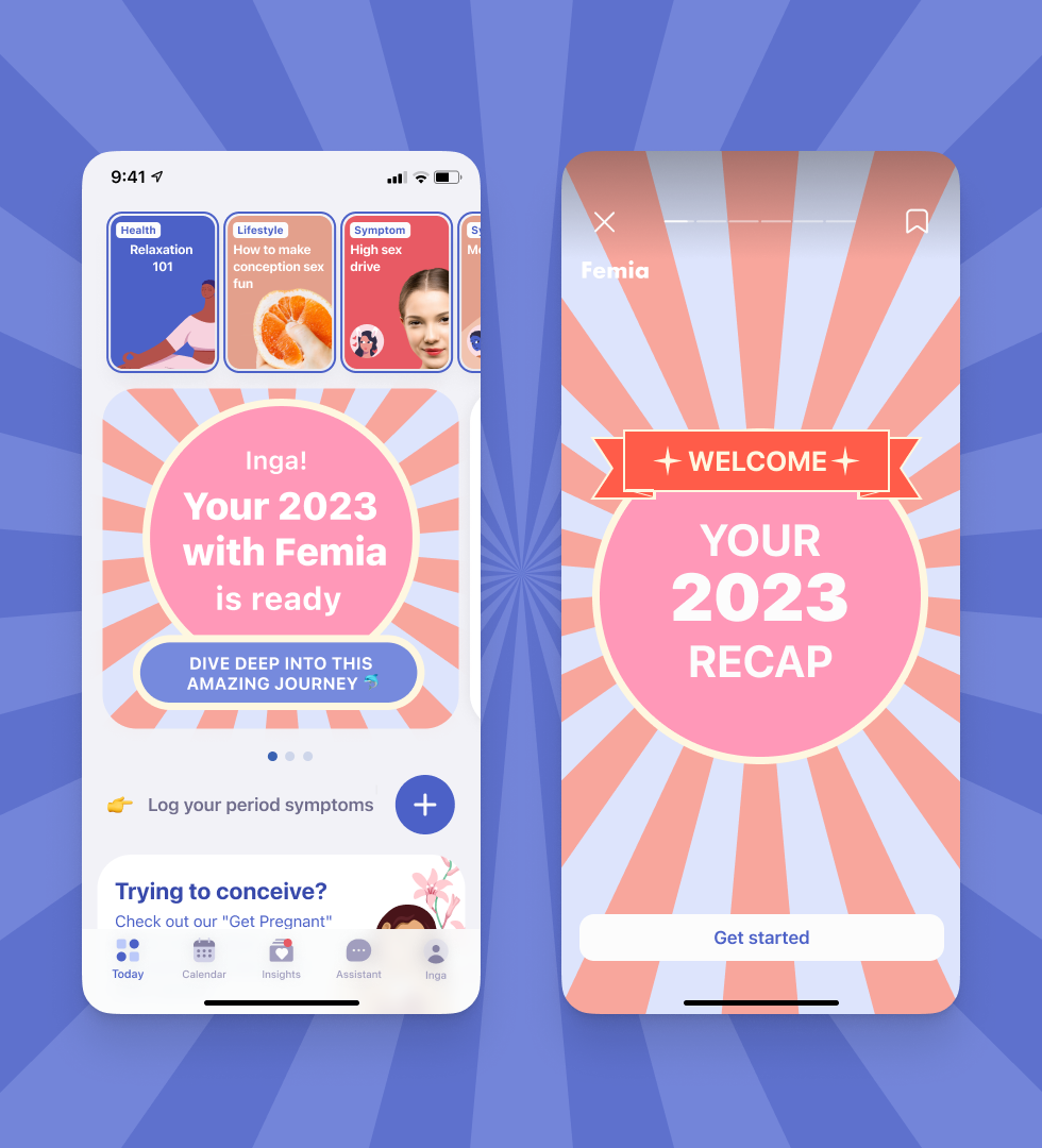 Femia Wrapped — screen 2.1