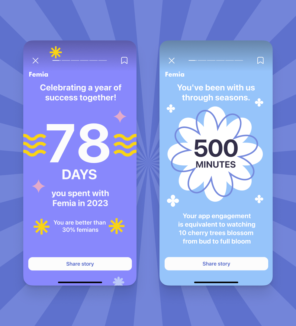 Femia Wrapped — screen 2.2