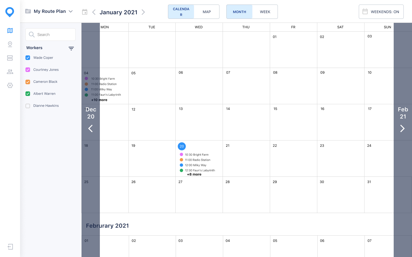 Route Planner — screen 9