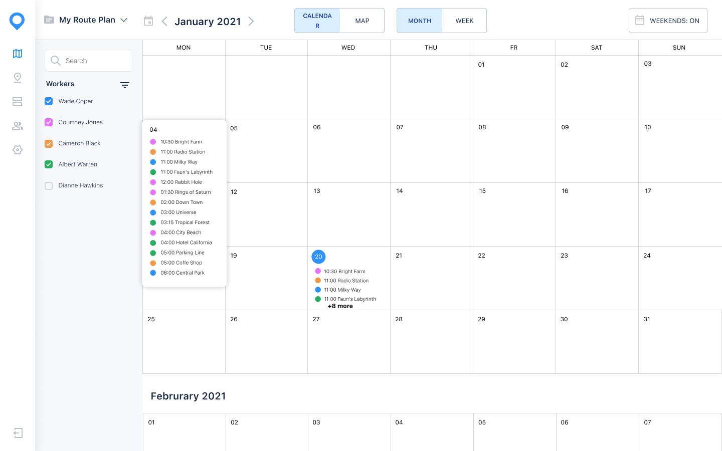 Route Planner — screen 10