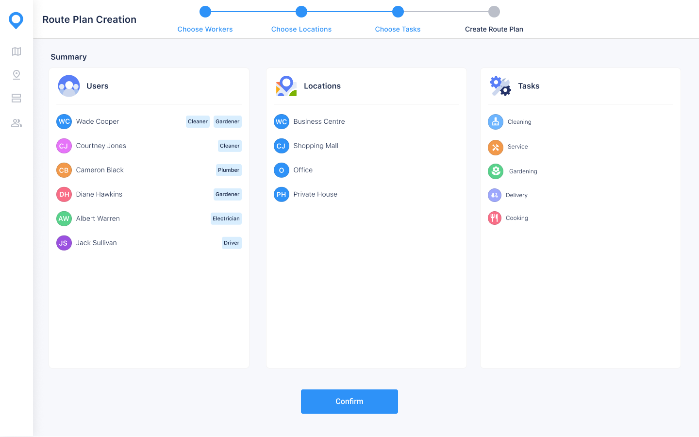 Route Planner — screen 4